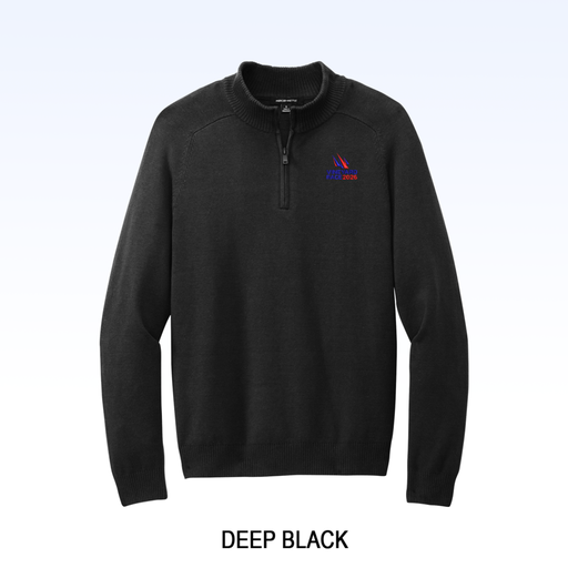 MERCER+METTLE 1/4-ZIP SWEATER